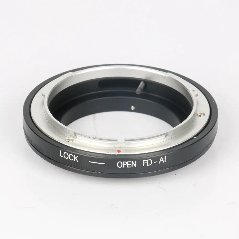 Canon FD Lens to Nikon AI Macro Adapter Ring