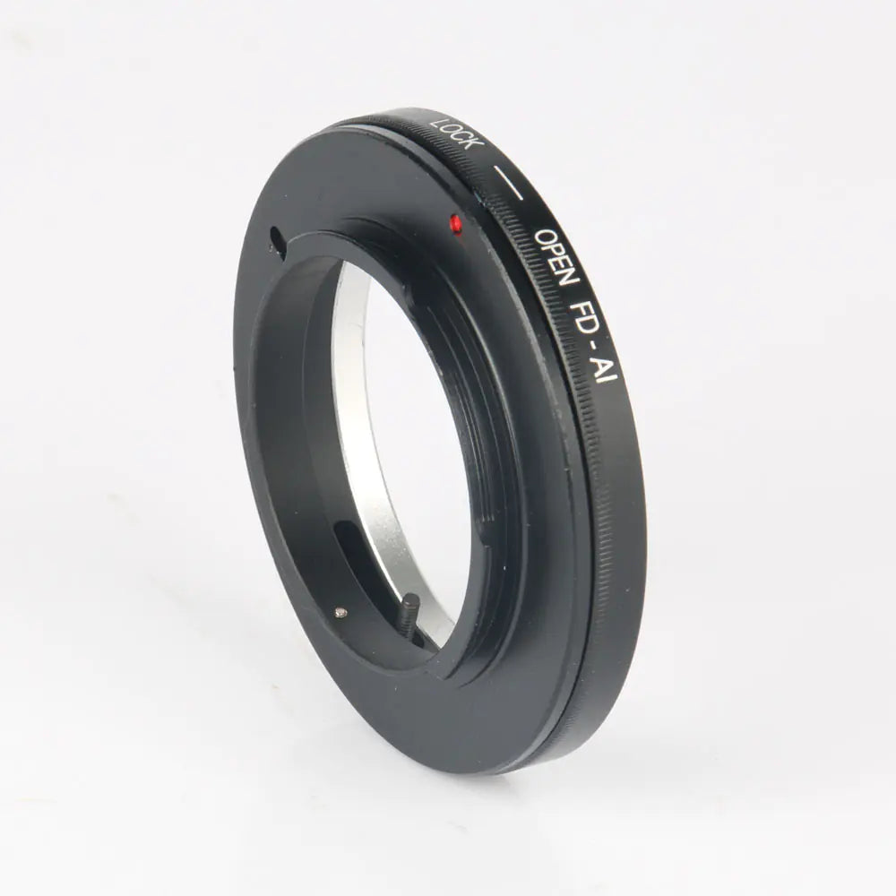 Canon FD Lens to Nikon AI Macro Adapter Ring